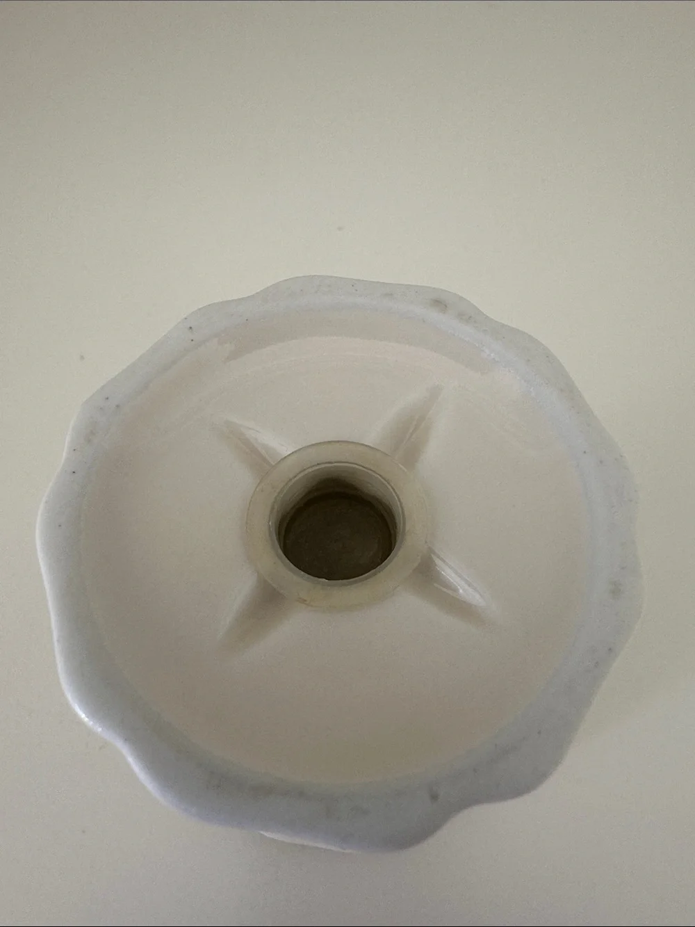 Ceramic Victorian Inspired Floral Toothbrush Holder
